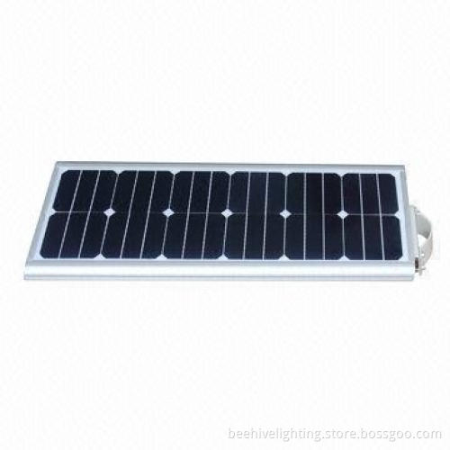 All-in-one Integrated Solar LED Streetlight with Motion Sensor, 30W Power